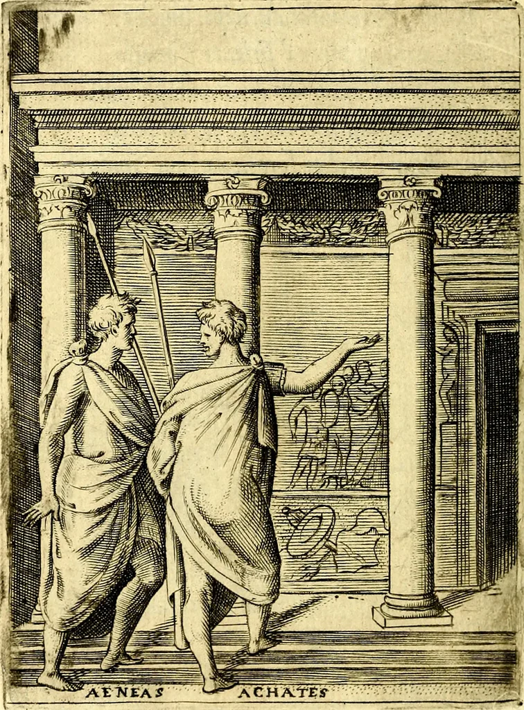 An illustration from Achillis Bocchii Bonon. Symbolicarvm qvaestionvm, de vniverso genere, quas serio ludebat, libri qvinqve, 1574, leaf 251