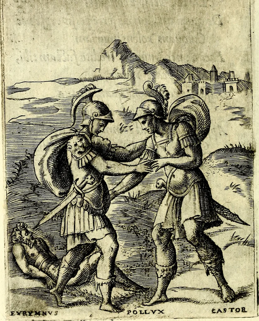 An illustration from Achillis Bocchii Bonon. Symbolicarvm qvaestionvm, de vniverso genere, quas serio ludebat, libri qvinqve, 1574, leaf 261