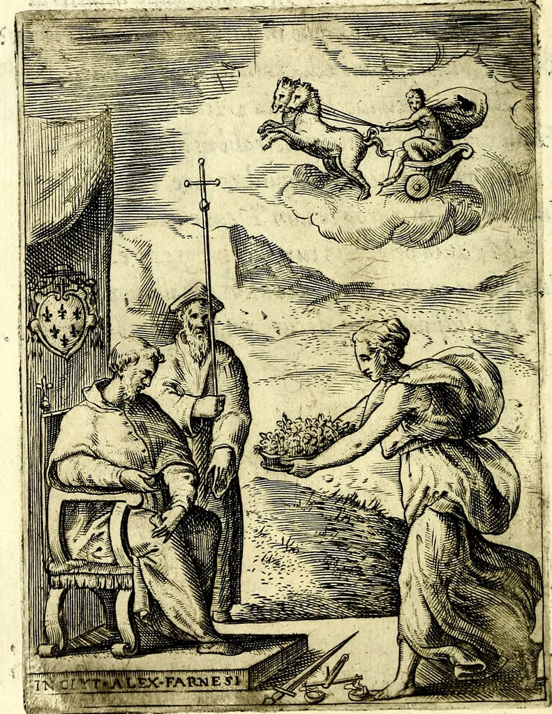 An illustration from Achillis Bocchii Bonon. Symbolicarvm qvaestionvm, de vniverso genere, quas serio ludebat, libri qvinqve, 1574, leaf 265
