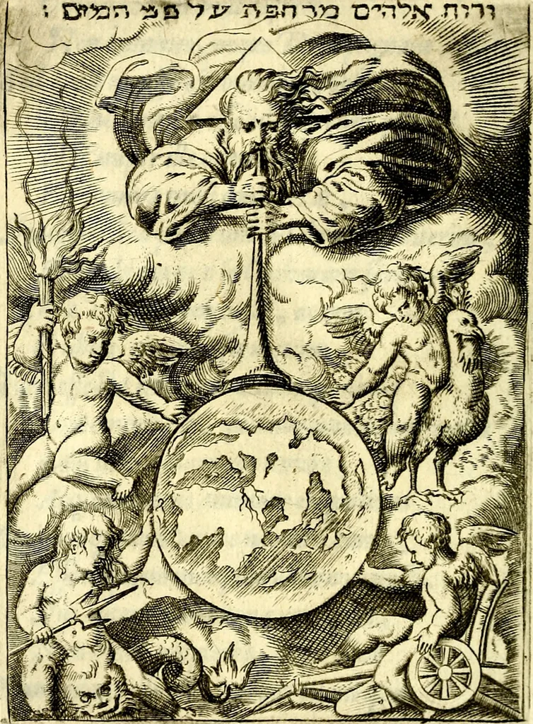 An illustration from Achillis Bocchii Bonon. Symbolicarvm qvaestionvm, de vniverso genere, quas serio ludebat, libri qvinqve, 1574, leaf 369