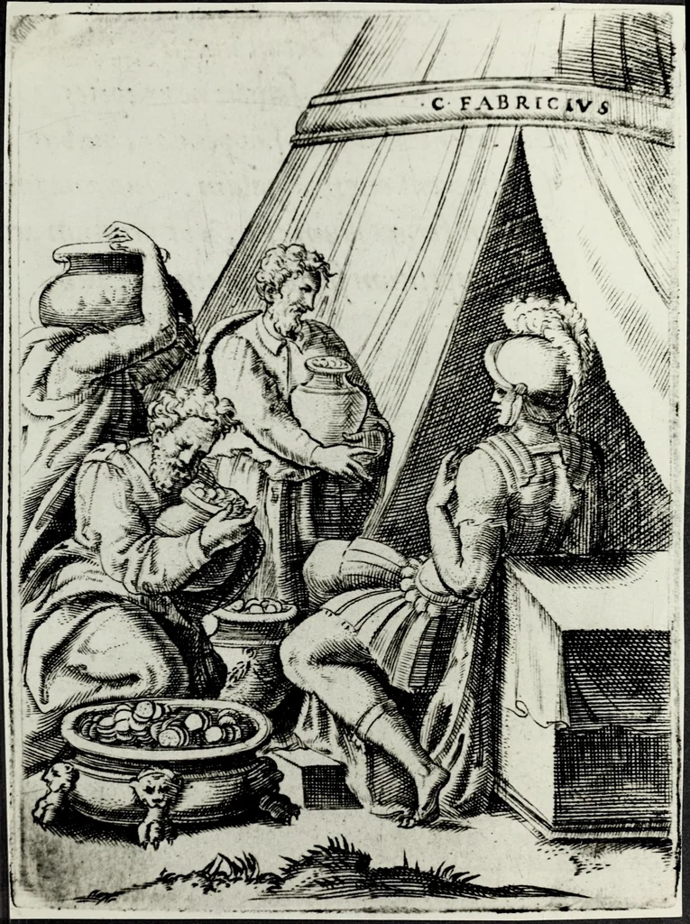 An illustration from Achillis Bocchii Bonon. Symbolicarvm qvaestionvm, de vniverso genere, quas serio ludebat, libri qvinqve, 1574, leaf 421