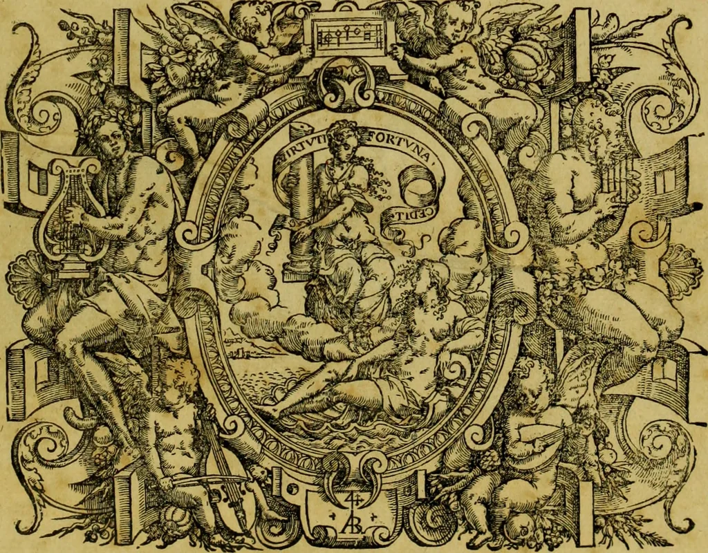 An illustration from Acis et Galatee, pastorale heroïque, 1686, leaf 6