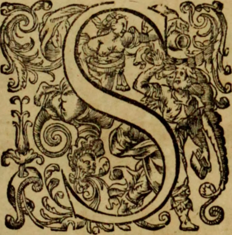 An illustration from Acis et Galatée, pastoral heroïque, 3 acts, 1686, leaf 8