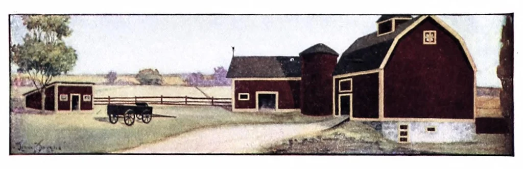 An illustration from Acme Quality painting guide book : a guide book of information for painters, decorators, architects, contractors and householders., 1916, leaf 25