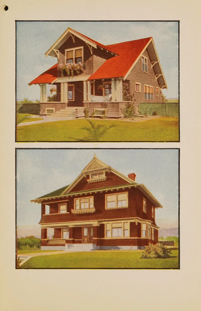 An illustration from Acme quality painting guide book : a guide book of information for painters, decorators, architects, contractors and householders .., 1923, leaf 13
