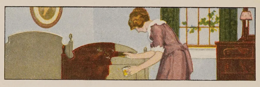 An illustration from Acme quality painting guide book : a guide book of information for painters, decorators, architects, contractors and householders .., 1923, leaf 42