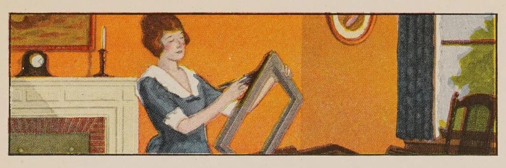 An illustration from Acme quality painting guide book : a guide book of information for painters, decorators, architects, contractors and householders .., 1923, leaf 47