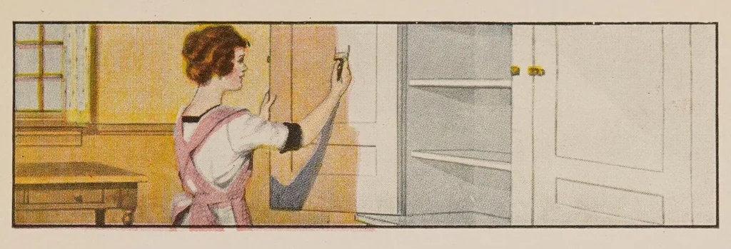 An illustration from Acme quality painting guide book : a guide book of information for painters, decorators, architects, contractors and householders .., 1923, leaf 51