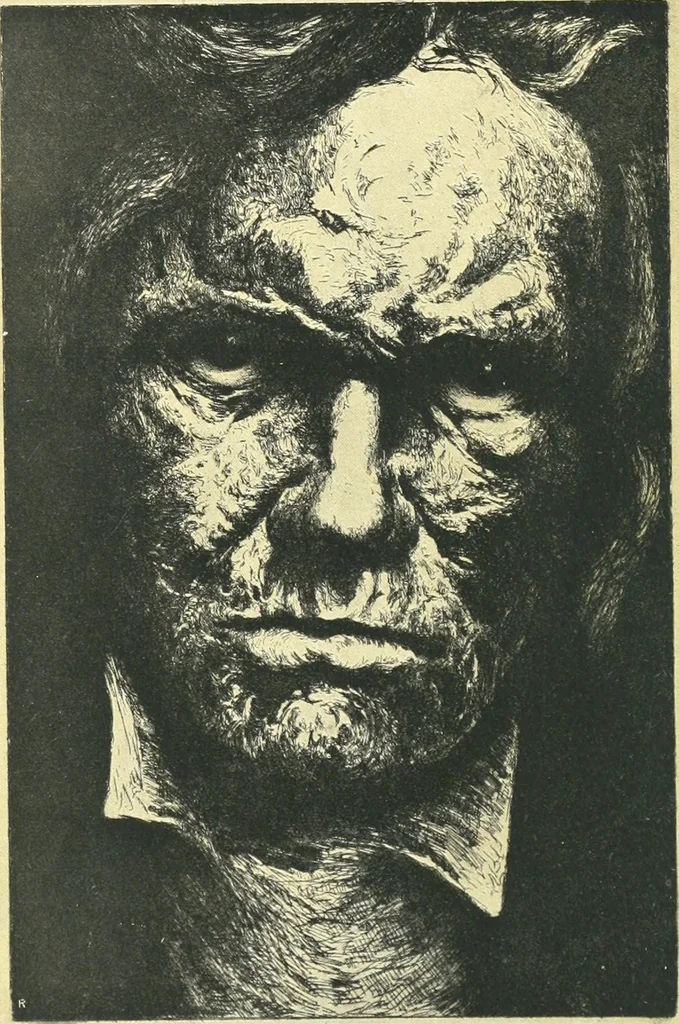 An illustration from Acquafortisti italiani; reccolta di acqueforti, acquetine, puntesecche, maniera nera, di 150 artisti. Acquafortistes italiens; recueil de eauxfortes, acqua-tintas, pointes-sèches, façon noire, de 150 artistes, 1922, leaf 106