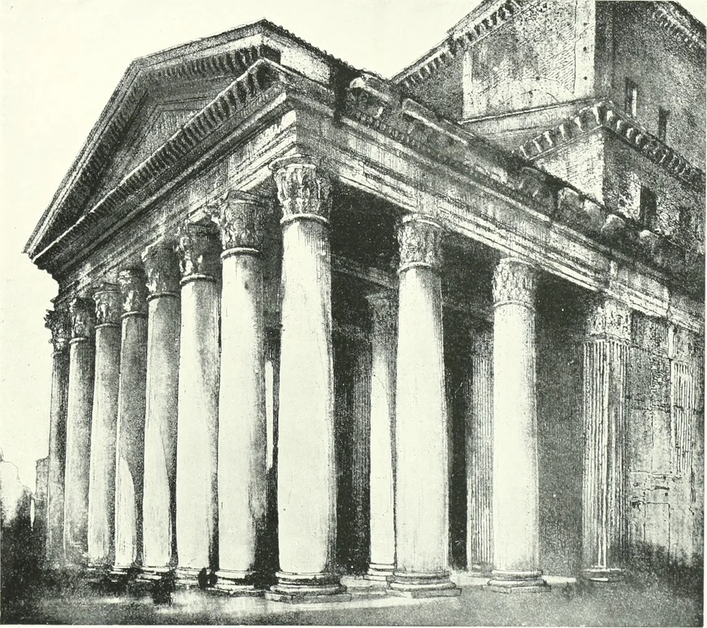 An illustration from Acquafortisti italiani; reccolta di acqueforti, acquetine, puntesecche, maniera nera, di 150 artisti. Acquafortistes italiens; recueil de eauxfortes, acqua-tintas, pointes-sèches, façon noire, de 150 artistes, 1922, leaf 152