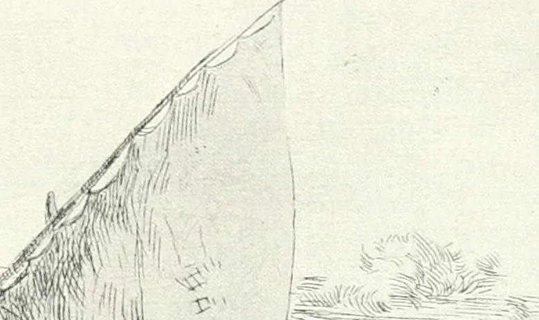 An illustration from Acquafortisti italiani; reccolta di acqueforti, acquetine, puntesecche, maniera nera, di 150 artisti. Acquafortistes italiens; recueil de eauxfortes, acqua-tintas, pointes-sèches, façon noire, de 150 artistes, 1922, leaf 62