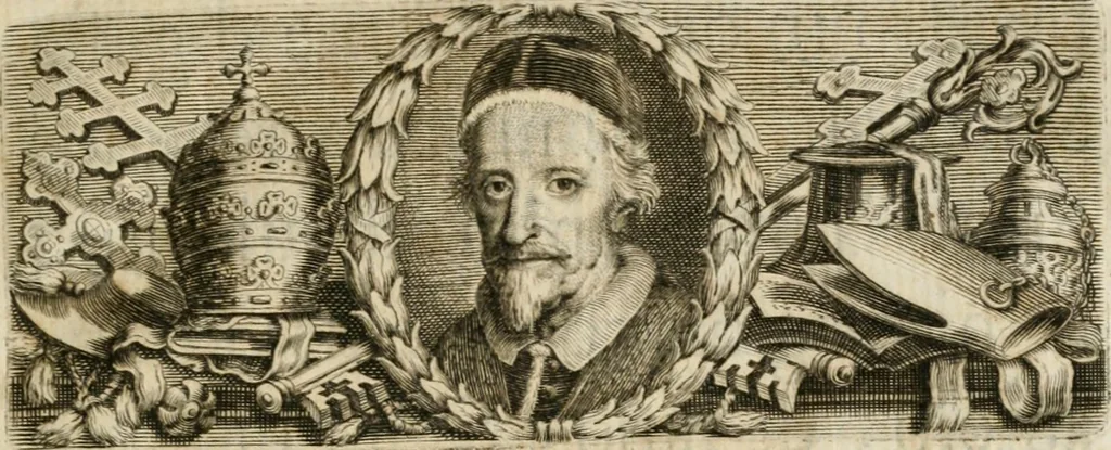 An illustration from Acta canonizationis S. Petri de Alcantara et S. Mariae Magdalenae de Pazzis, 1669, leaf 10