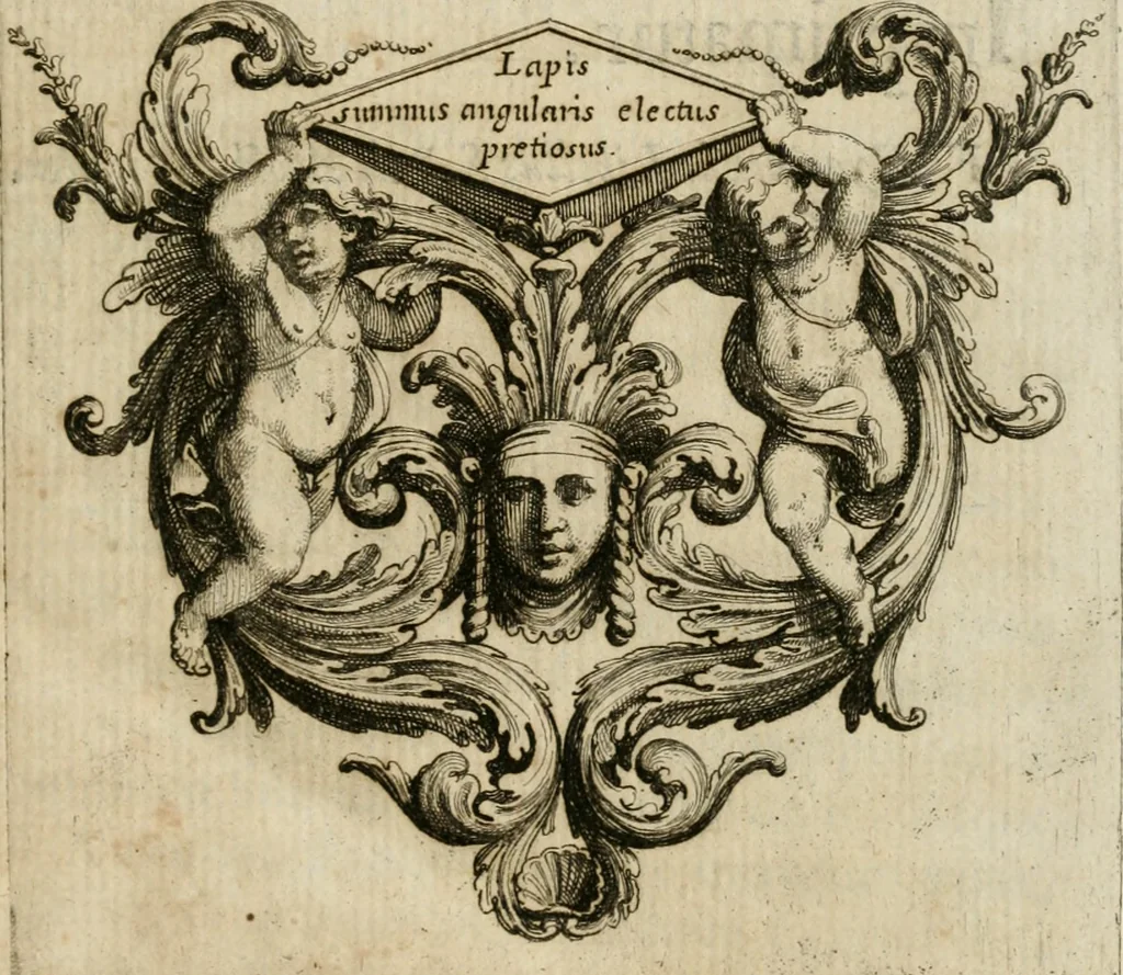 An illustration from Acta canonizationis S. Petri de Alcantara et S. Mariae Magdalenae de Pazzis, 1669, leaf 12