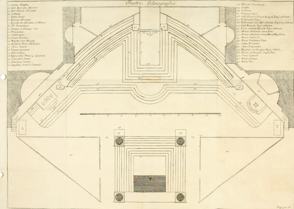 An illustration from Acta canonizationis S. Petri de Alcantara et S. Mariae Magdalenae de Pazzis, 1669, leaf 314