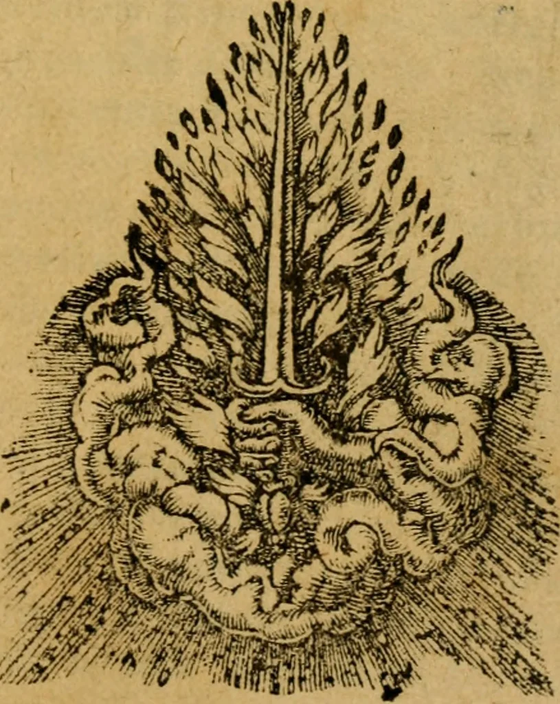 An illustration from Acta Synodi Tridentinae, 1547, leaf 4