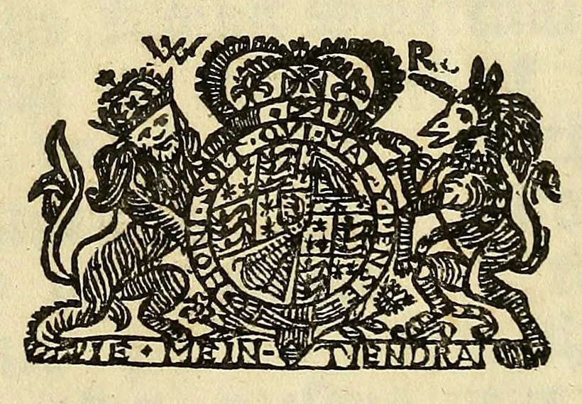 An illustration from An act for the relief and release of poor distressed prisoners for debt or dammages, 1699, leaf 35