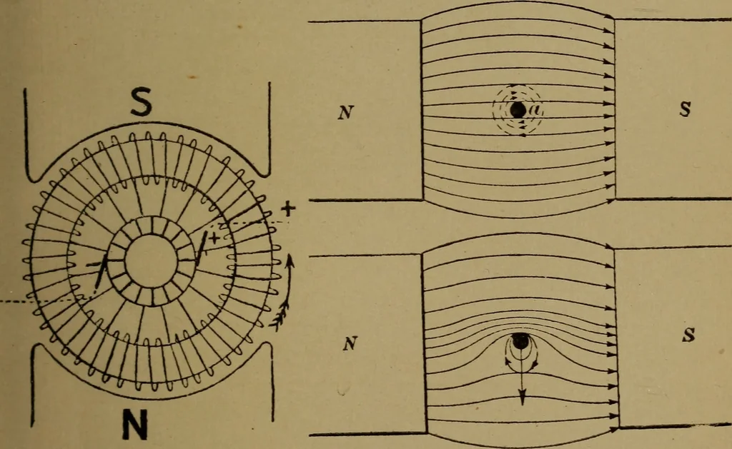 An illustration from Actions of electricity, 1916, leaf 18