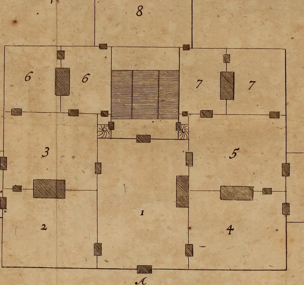 An illustration from The acts and negotiations, together with the particular articles at large, of the general peace, concluded at Ryswick, by the most illustrious confederates with the French king : to which is premised, the negotiations and articles of the peace, concluded at Turin, between the same prince and the Duke of Savoy, 1698, leaf 60