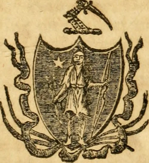 An illustration from Acts and resolves passed by the General Court, 1663, leaf 46