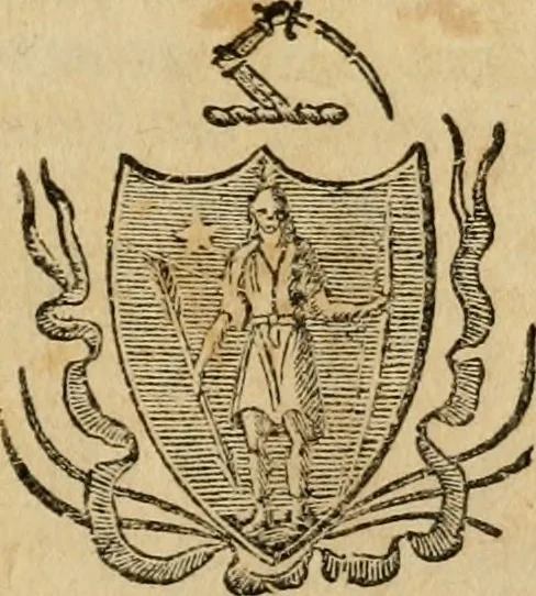 An illustration from Acts and resolves passed by the General Court, 1663, leaf 300