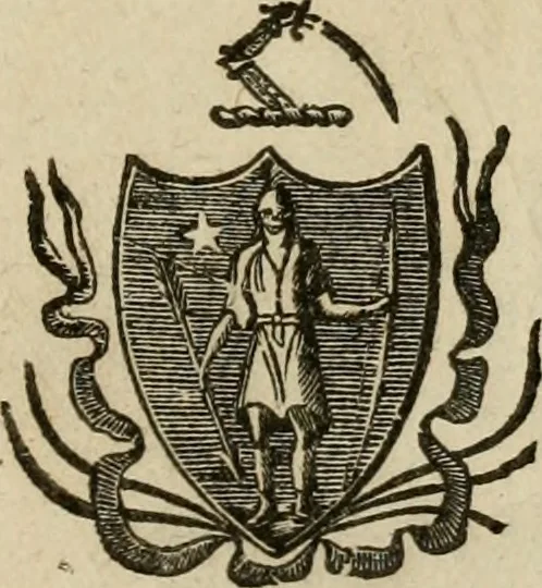An illustration from Acts and resolves passed by the General Court, 1663, leaf 6