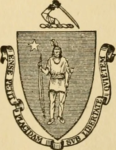 An illustration from Acts and resolves passed by the General Court, 1663, leaf 8