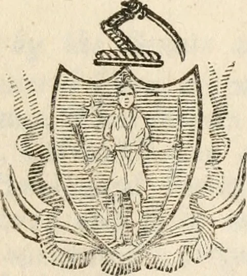 An illustration from Acts and resolves passed by the General Court, 1663, leaf 282