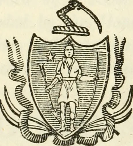 An illustration from Acts and resolves passed by the General Court, 1663, leaf 216