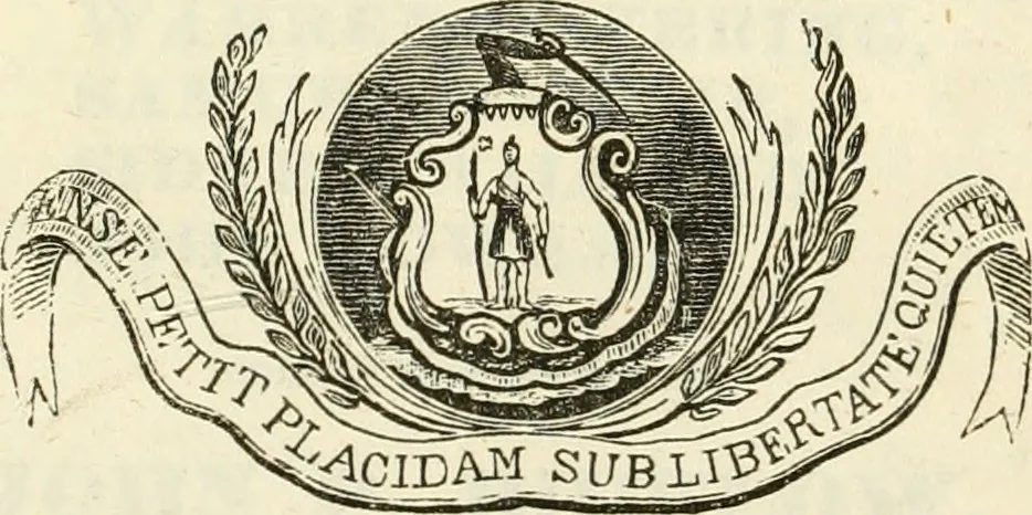 An illustration from Acts and resolves passed by the General Court, 1663, leaf 442