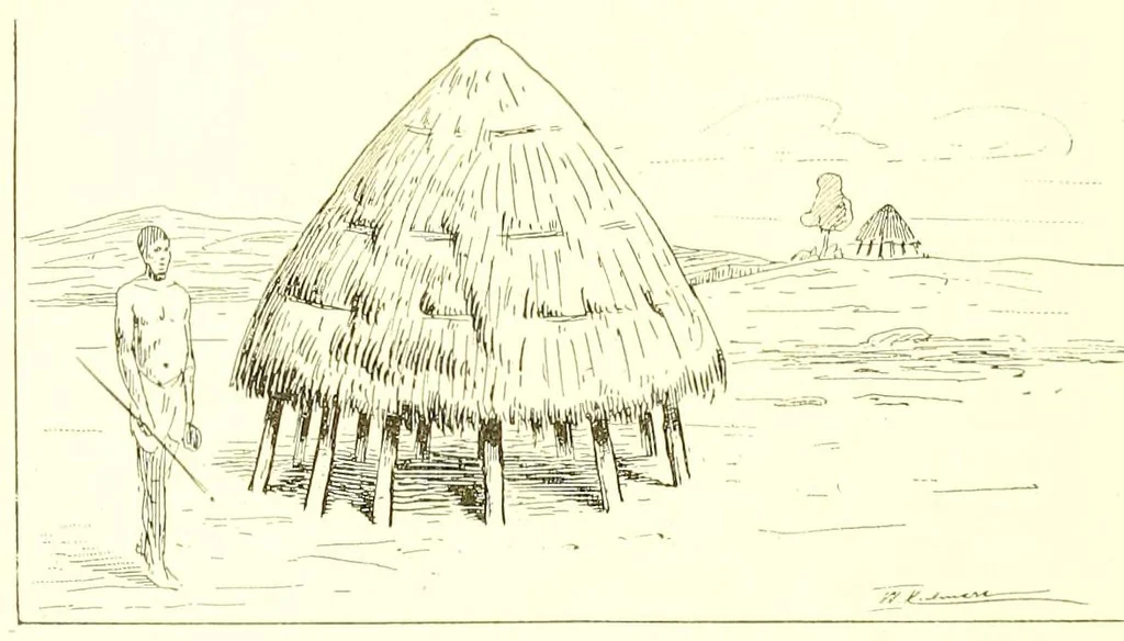 An illustration from Adamaua. Bericht über die Expedition des Deutschen Kamerun-Komitees in den Jahren 1893/94, 1895, leaf 368