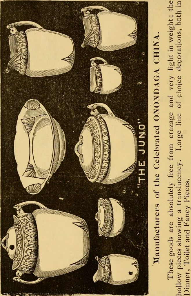 An illustration from Adams and Strickland, importers, wholesale and retail dealers in crockery, china, glassware, etc. / Adams and Strickland., 1891, leaf 21