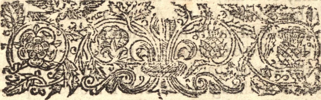 An illustration from A discourse of the knowledge of God, and of our selves, I. By the light of nature; II. By the Sacred Scriptures; to which are added: A brief abstract of the Christian religion; and, Considerations seasonable at all times, for the cleansing of the heart and life, 1688, leaf 6