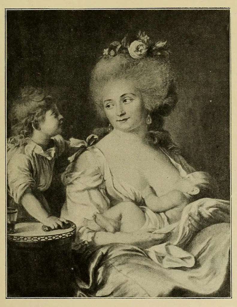 An illustration from Adélaïde Labille-Guiard (1749-1803), 1902, leaf 27
