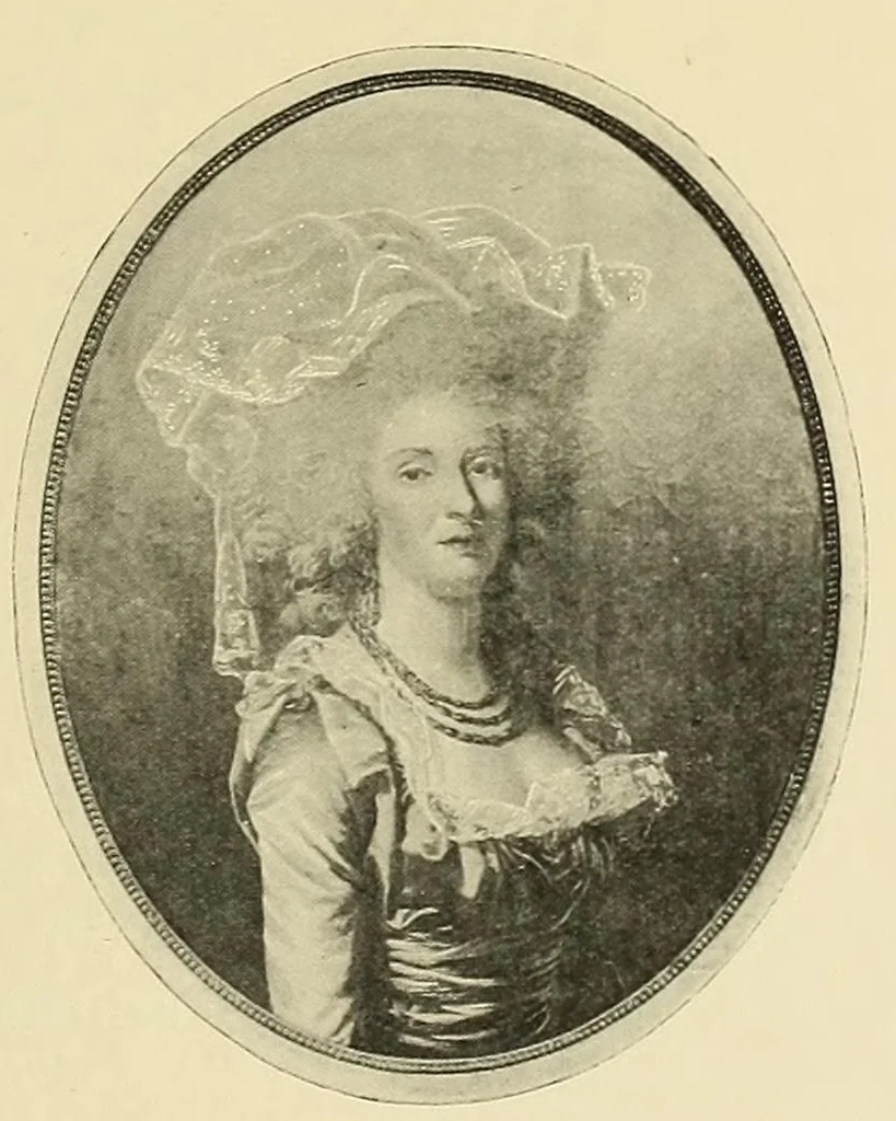 An illustration from Adélaïde Labille-Guiard (1749-1803), 1902, leaf 49