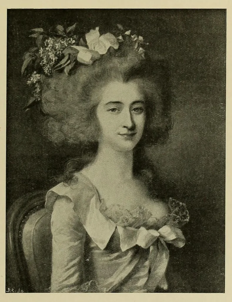 An illustration from Adélaïde Labille-Guiard (1749-1803), 1902, leaf 63