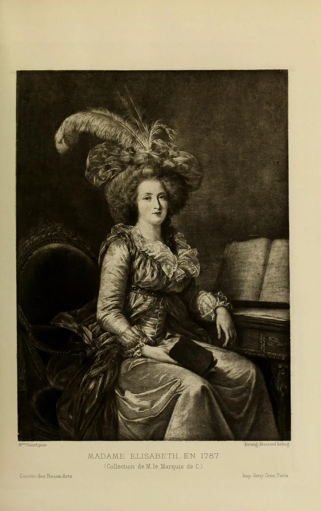 An illustration from Adélaïde Labille-Guiard (1749-1803), 1902, leaf 69