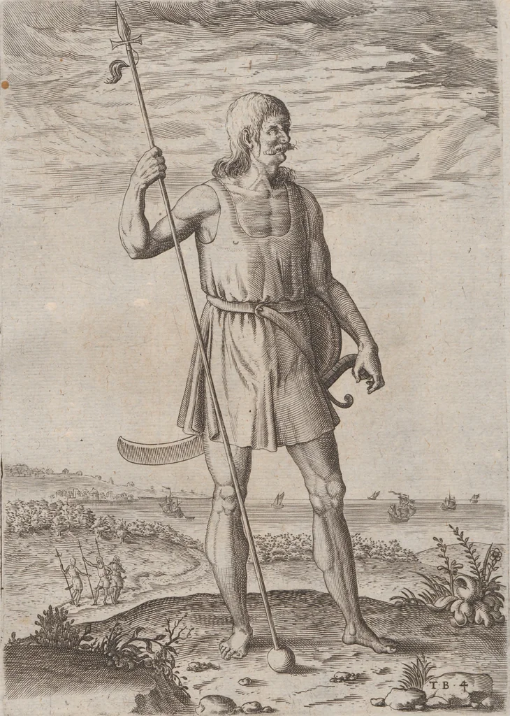An illustration from Admiranda narratio, fida tamen, de commodis et incolarvm ritibvs Virginiae ... Anglico scripta sermone à Thoma Hariot ... nvnc avtem primvm Latio donata à C.C.A, 1608, leaf 111