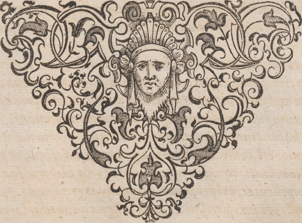 An illustration from Admiranda narratio, fida tamen, de commodis et incolarvm ritibvs Virginiae ... Anglico scripta sermone à Thoma Hariot ... nvnc avtem primvm Latio donata à C.C.A, 1608, leaf 21