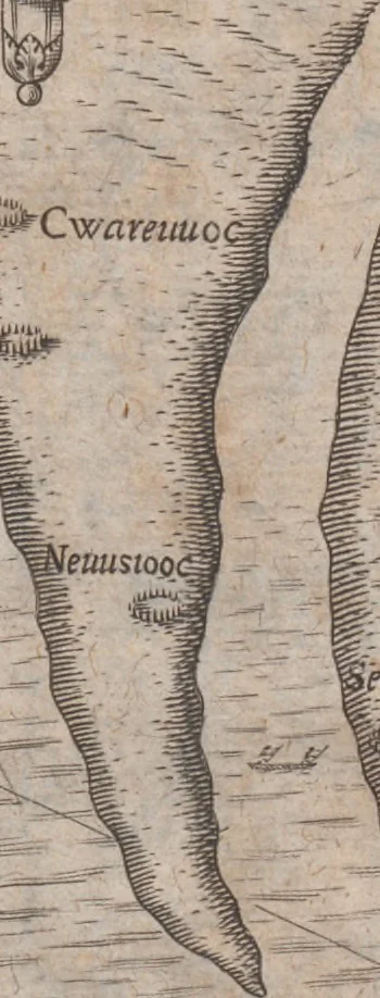 An illustration from Admiranda narratio, fida tamen, de commodis et incolarvm ritibvs Virginiae ... Anglico scripta sermone à Thoma Hariot ... nvnc avtem primvm Latio donata à C.C.A, 1608, leaf 42