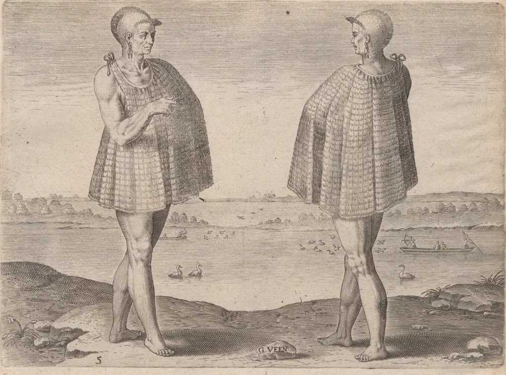 An illustration from Admiranda narratio, fida tamen, de commodis et incolarvm ritibvs Virginiae ... Anglico scripta sermone à Thoma Hariot ... nvnc avtem primvm Latio donata à C.C.A, 1608, leaf 49