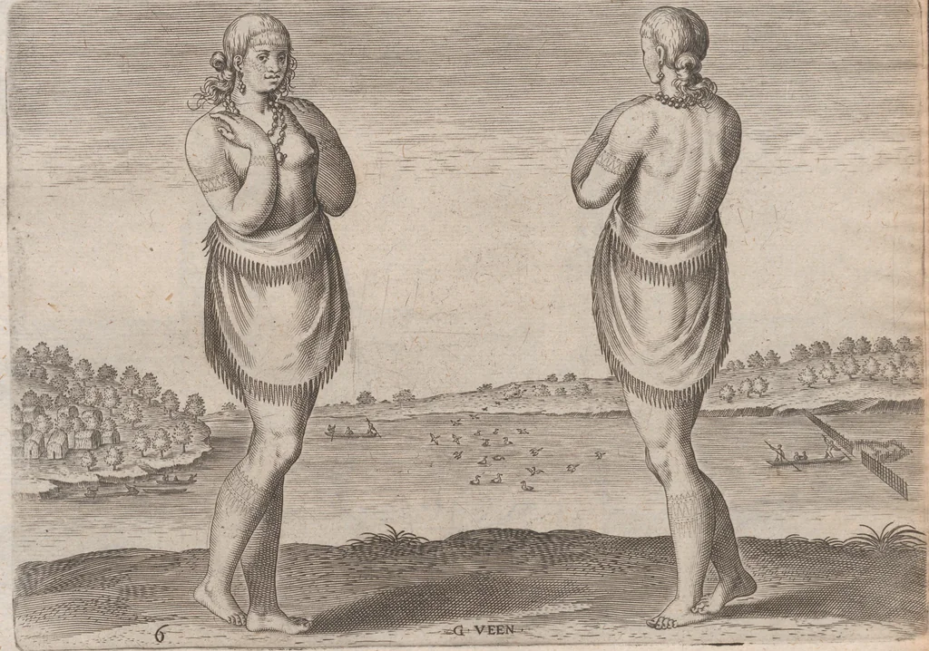An illustration from Admiranda narratio, fida tamen, de commodis et incolarvm ritibvs Virginiae ... Anglico scripta sermone à Thoma Hariot ... nvnc avtem primvm Latio donata à C.C.A, 1608, leaf 51