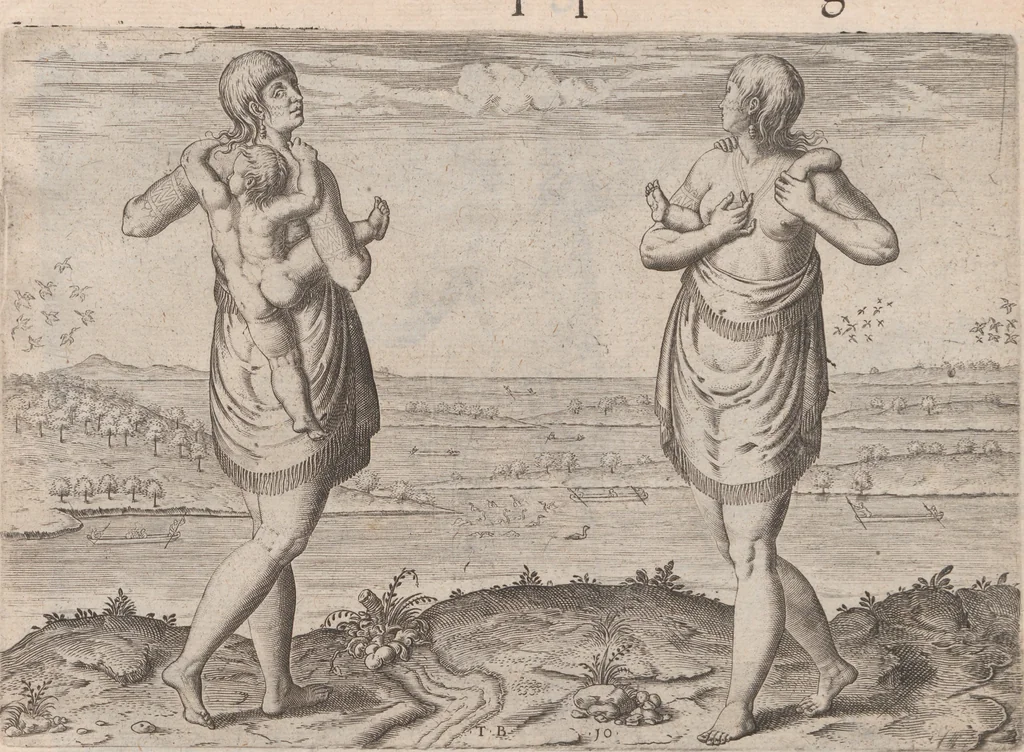 An illustration from Admiranda narratio, fida tamen, de commodis et incolarvm ritibvs Virginiae ... Anglico scripta sermone à Thoma Hariot ... nvnc avtem primvm Latio donata à C.C.A, 1608, leaf 59