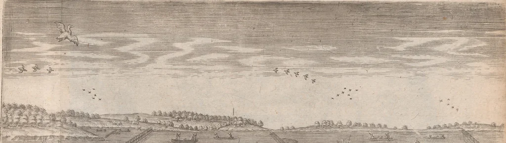 An illustration from Admiranda narratio, fida tamen, de commodis et incolarvm ritibvs Virginiae ... Anglico scripta sermone à Thoma Hariot ... nvnc avtem primvm Latio donata à C.C.A, 1608, leaf 66