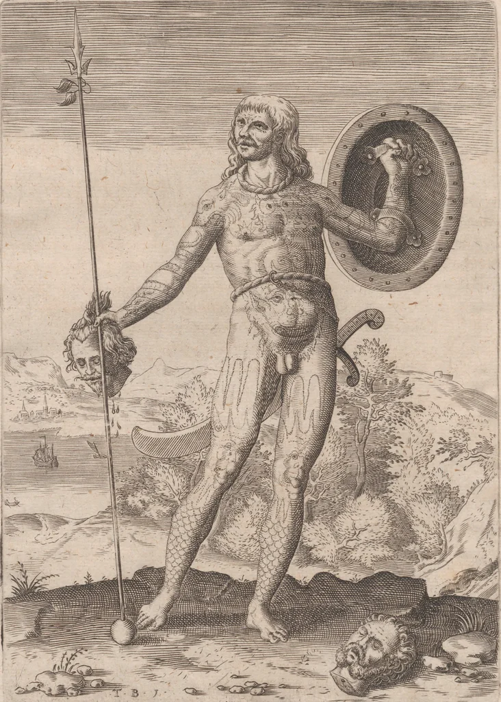 An illustration from Admiranda narratio, fida tamen, de commodis et incolarvm ritibvs Virginiae ... Anglico scripta sermone à Thoma Hariot ... nvnc avtem primvm Latio donata à C.C.A, 1608, leaf 99