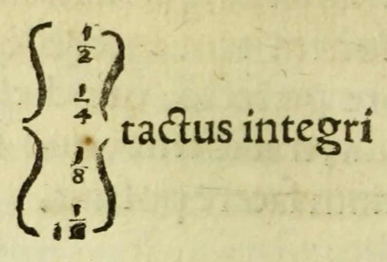 An illustration from Ad musicam practicam introductio : non modo praecepta, sed exempla quoque ad usum puerorum accommodata, quam brevissime continens, 1550, leaf 126