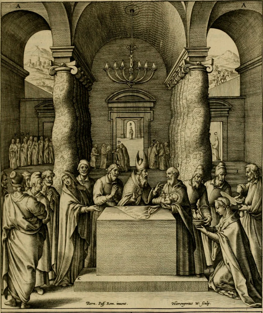 An illustration from Adnotationes et meditationes in Evangelia qvae in sacrosancto Missae sacrificio toto anno legvntur : cum Evangeliorvm concordantia historiae integritati sufficienti : accessit & index historiam ipsam euangelicam in ordinem temporis vitae Christi distribuens, 1595, leaf 134