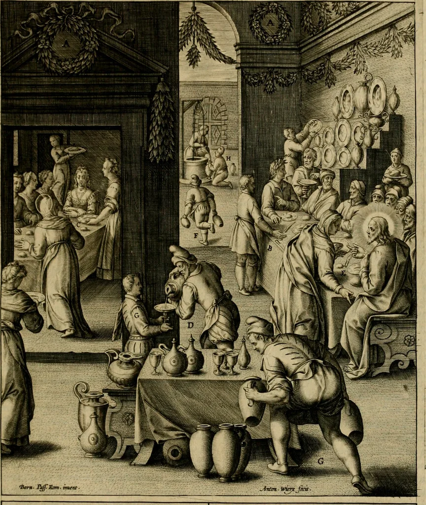 An illustration from Adnotationes et meditationes in Evangelia qvae in sacrosancto Missae sacrificio toto anno legvntur : cum Evangeliorvm concordantia historiae integritati sufficienti : accessit & index historiam ipsam euangelicam in ordinem temporis vitae Christi distribuens, 1595, leaf 88