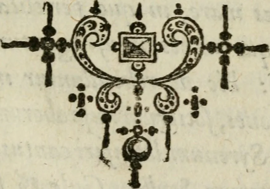 An illustration from Adolescens academicus sub institutione Salomonis, 1633, leaf 22