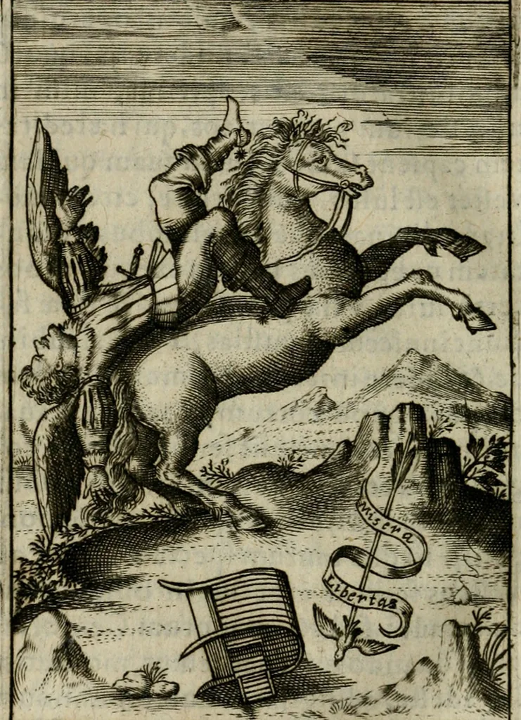 An illustration from Adolescens academicus sub institutione Salomonis, 1633, leaf 263
