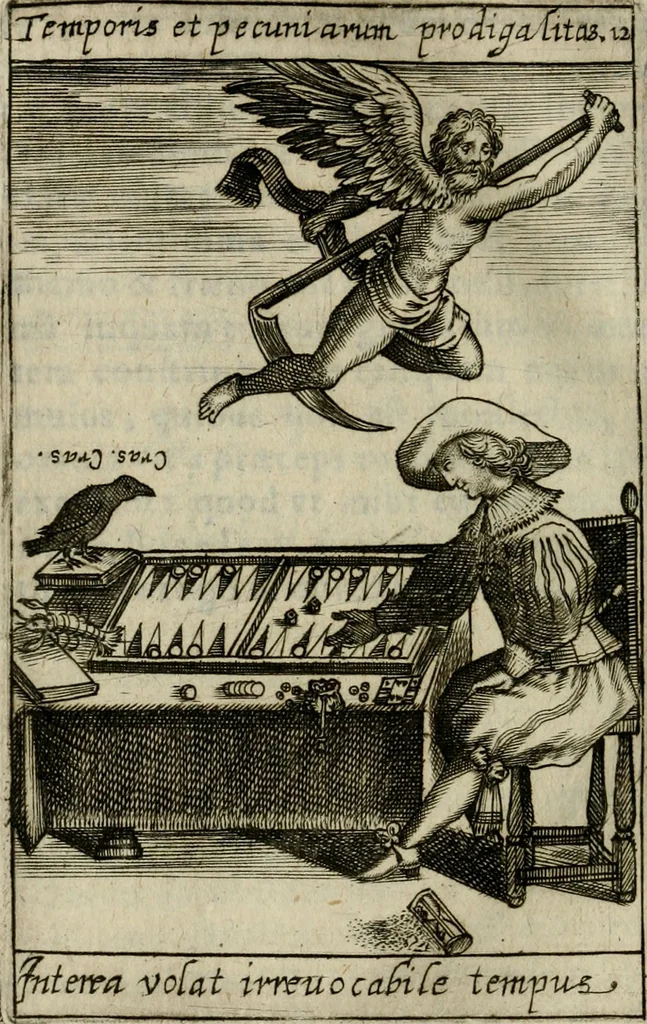 An illustration from Adolescens academicus sub institutione Salomonis, 1633, leaf 285